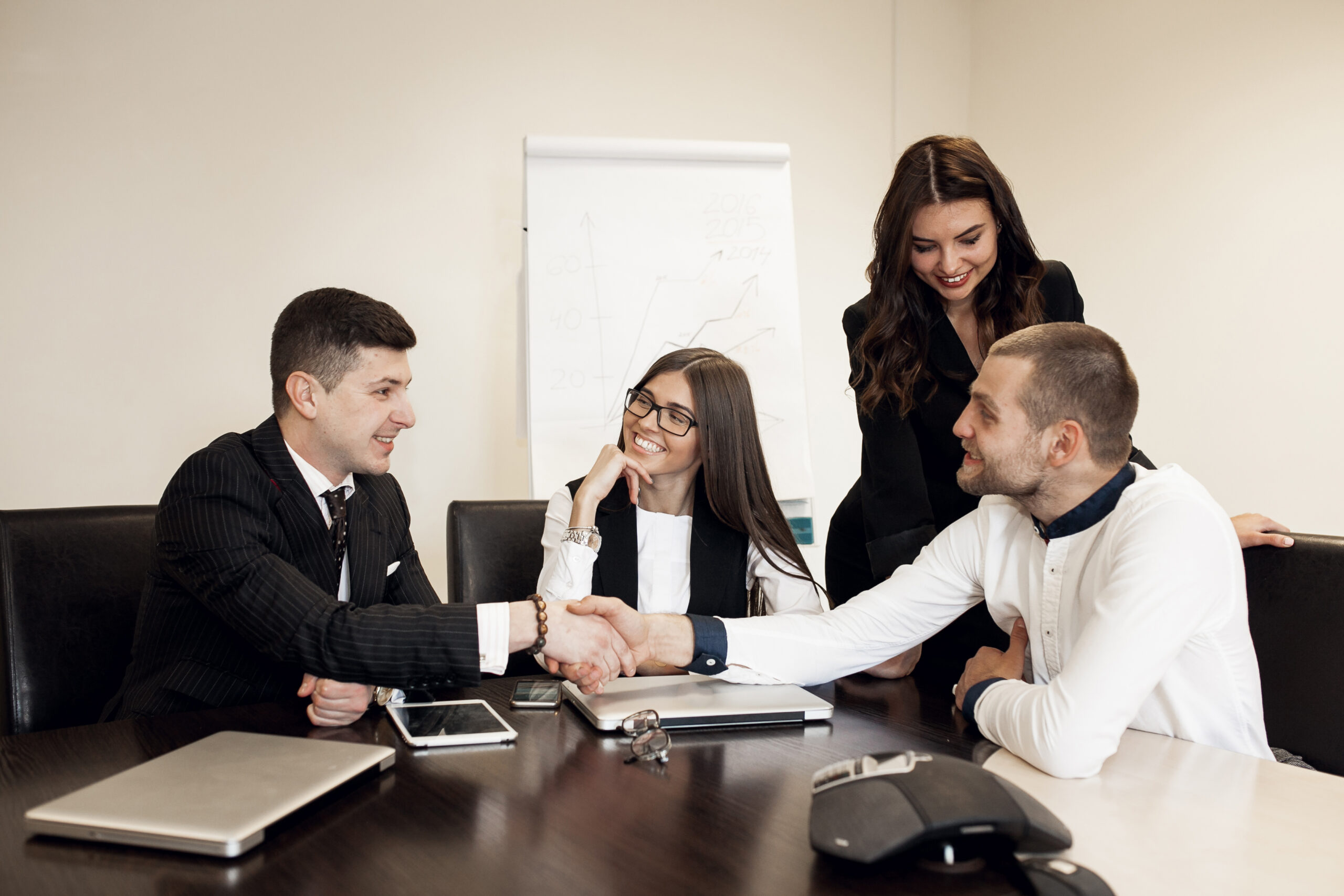 business young training busines group